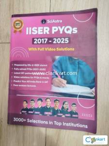 IISER PYQ (2017-2025) BOOK WITH DETAILES SOLUTIONS.(NEW BOOK)