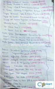IITJEE JEE MAINS AND ADVANCED BOOK LIST SET OF CONTACT ME FOR ANY BOOK