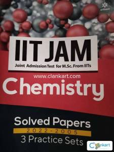 IIT JAM chemistry solved papers 2022-2005 and 3 practice sets