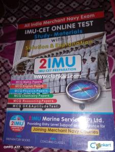 IMU CET Test Study Material with Solution and Explanation