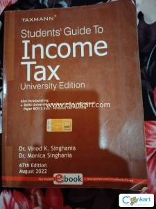 INCOME TAX UNIVERSITY EDITION BCOM(Hons.)