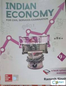 INDIAN ECONOMY by Ramesh Singh 9th Edition New book