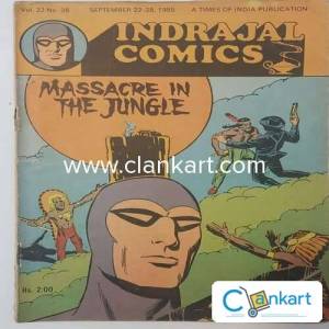 INDRAJAL COMICS MASSACRE IN JUNGLE (Vol22 No.38)