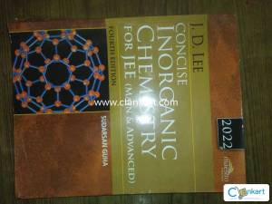 INORGANIC CHEMISTRY (by J.D LEE) FOR JEE MAINS & ADVANCED