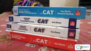 IN BEST CONDITION ARUN SHARMA (CAT BOOKS ALL 4) 2024 EDITION