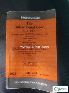 IPC Bare Act  Essential for Law Students & Professionals