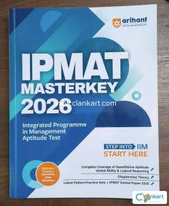 IPMAT MASTERKEY 2026 edition by Arihant
