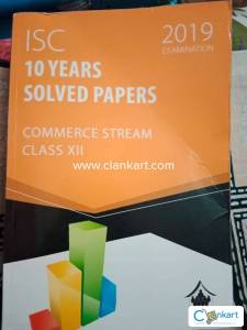 ISC 10 YEARS SOLVED PAPERS  CLASS 12 COMMERCE