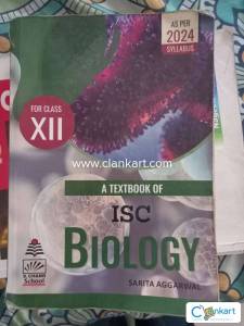 ISC 12TH BOOKS SET BIOLOGY AND CHEMISTRY