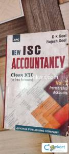 ISC ACCOUNTANCY CLASS XII VOL. I