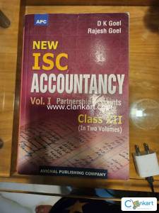 I.S.C. Accountancy Class- XII Volume 1&2 DK Goel