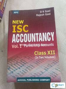 ISC Accountancy for class 12 (2022 exam)