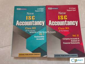 ISC Accounting by DK Goel Vol 1 + 2 2023 edition