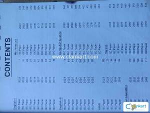 ISC CLASS 12 10 YEAR SOLVED PAPERS (2024 EXAMINATION)