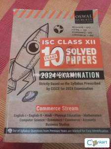 ISC COMMERCE 10 YEARS SOLVED PAPERS