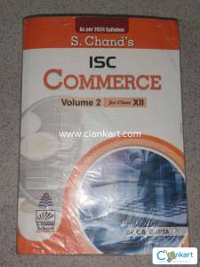 ISC COMMERCE VOL 2 for class 12