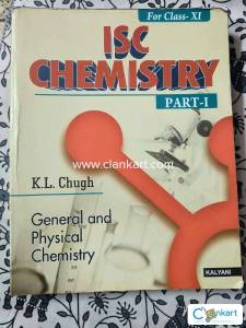 ISC Chemistry for class 11 by KL Chugh (Part I and II)