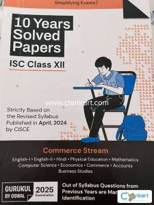 ISC Class 12 Gurukul by Oswal 10 Years Solved Papers