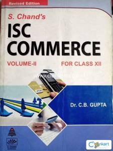 ISC Commerce Volume-2 for Class 12 by Dr. C.B. Gupta