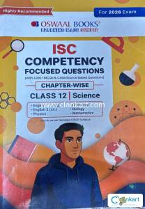 ISC Competency Focused Oswaal for Class 12 Science- PCMB, Eng 1&2