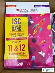 ISC Eng 1 Question Bank Class 12 by Oswal- Solved Papers 2016-2025-