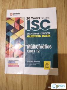 ISC MATHEMATICS CHAPTER WISE PYQ