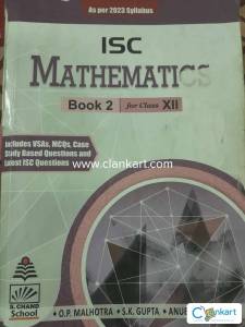 ISC MATHEMATICS CLASS 12