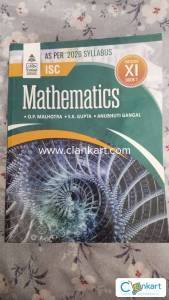 ISC MATHEMATICS CLASS XI