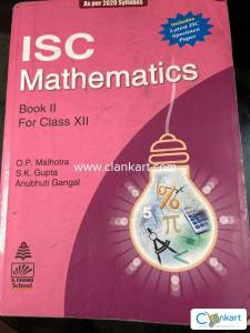 ISC MATHEMATICS by S .CHAND OP MALHOTRA