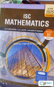 ISC MATHEMATICS for class XI
