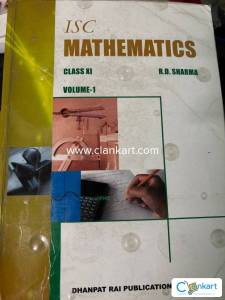 ISC Mathematics Class XI R.D sharma Volume 1&2 Dhanpat Rai