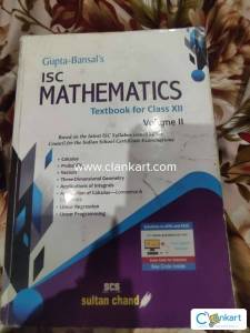 ISC Mathematics class 12