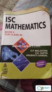 ISC Mathematics class 12