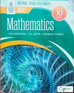 ISC Mathematics for Class 11