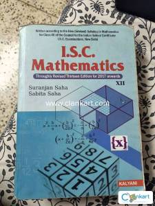 ISC Maths class 12 Suranjana Saha and Sabita Saha (Kalyani Publishers)