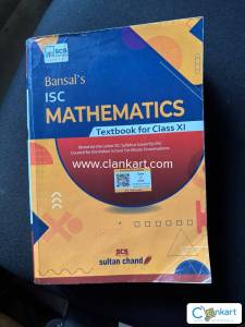 ISC Maths textbook Class 11
