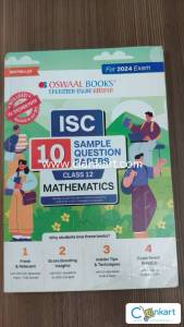 ISC OSWAAL BOOKS 10 SAMPLE QUESTION PAPERS FOR MATHEMATICS