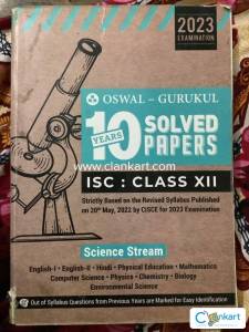 ISC Oswal - Gurukul Science Stream 10 Years Solved Papers for 12 Exam