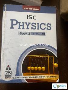 ISC PHYSICS. FOR CLASS 12