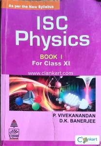 ISC PHYSICS for class 11