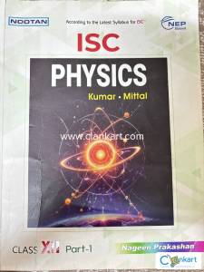 ISC Physics class 12 Part -1 textbook