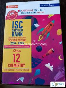 ISC Question Bank Solved Paper 12th Chemistry from 2016 to 2025