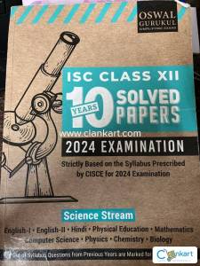 ISC SOLVED PAPERS