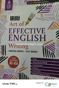 ISC  Art of EFFECTIVE ENGLISH  Writing