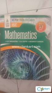 ISC class 11 Mathematics Textbook
