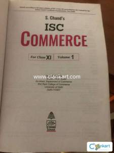 ISC class 11 commerce