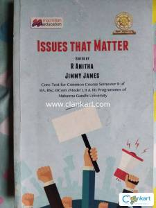 ISSUES THAT MATTER for MG University