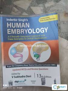 I B Singh Human Embryology (13th edition)