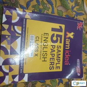 I am selling my Xam Idea Class 10 English 15 Sample Papers book for th