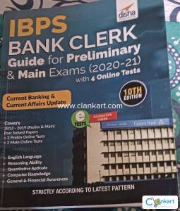 Ibps bank Clerk Disha Publication